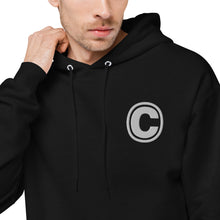 Load image into Gallery viewer, Black Unisex Logo Fleece Hoodie
