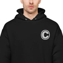 Load image into Gallery viewer, Black Unisex Logo Fleece Hoodie
